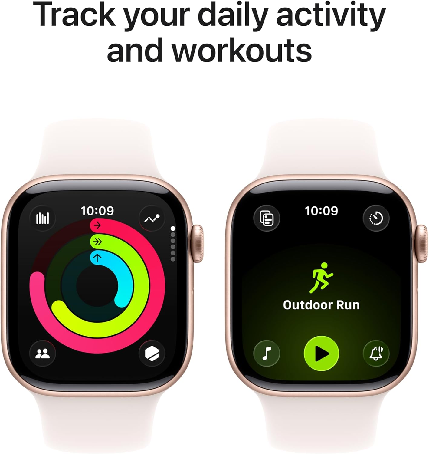 Rose Gold Smart Fitness Watch